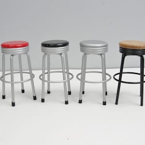 1950s stool dollhouse furniture choose your color 画像 1