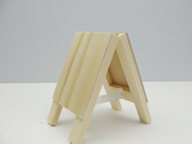 Miniature wood chalkboard easel Etsy