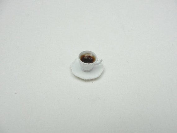 Dollhouse Miniature Coffee Cup Choose Coffee, Tea or Cocoa 