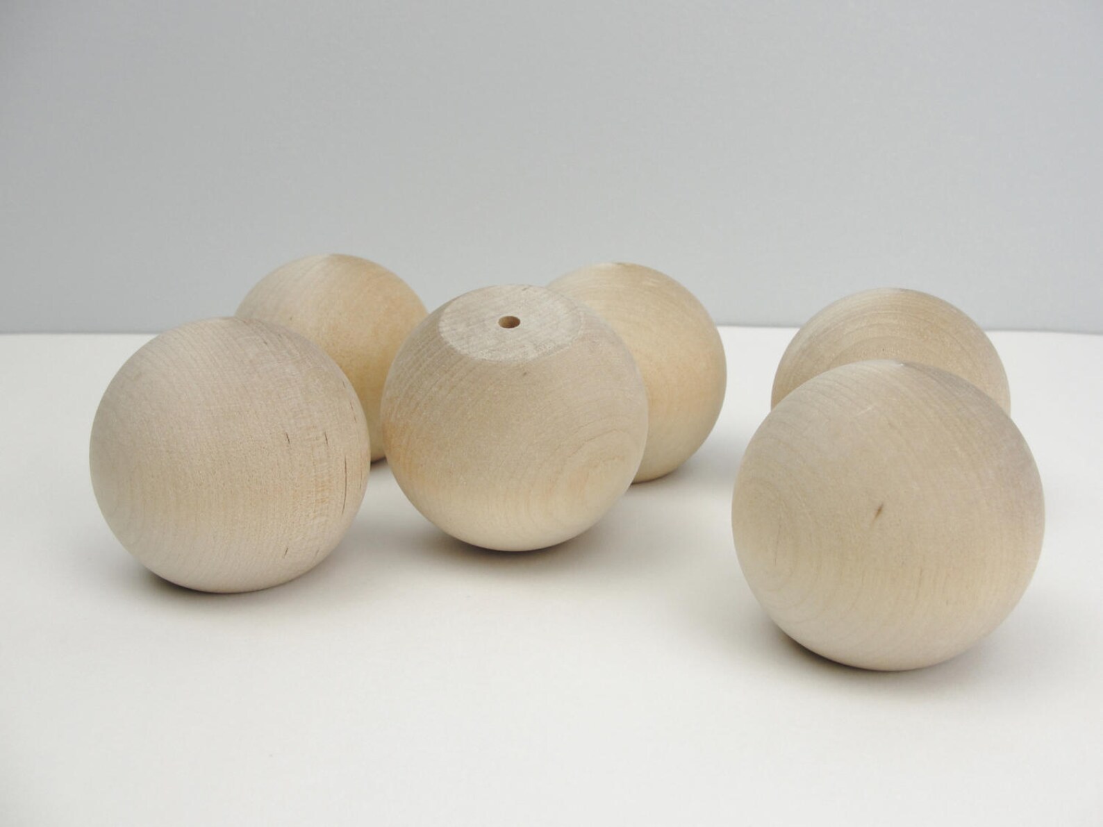 Wooden Ball Knob 2 1/4 2.25 Inch Ball Knob Solid Wood Etsy