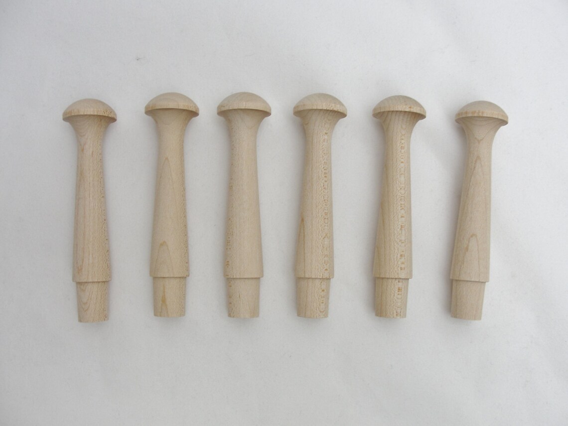 Large Shaker Pegs 3 1/2 Set of 6 Etsy