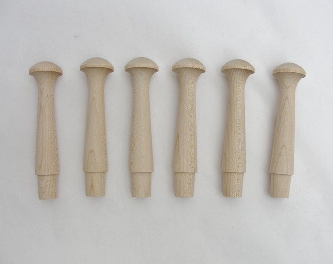 Large Shaker Pegs 3 1/2 Set of 6 Etsy