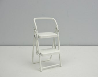 Dollhouse metal step stool