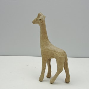 Small paper mache giraffe