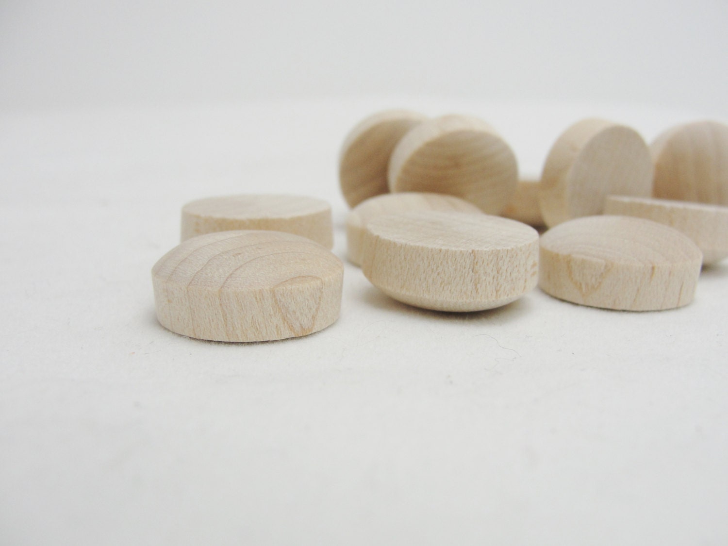 Unfinished Wooden Buttons for Crafts and Sewing 3/4 inch Bulk Pack of 250  Decorative Buttons by Woodpeckers 