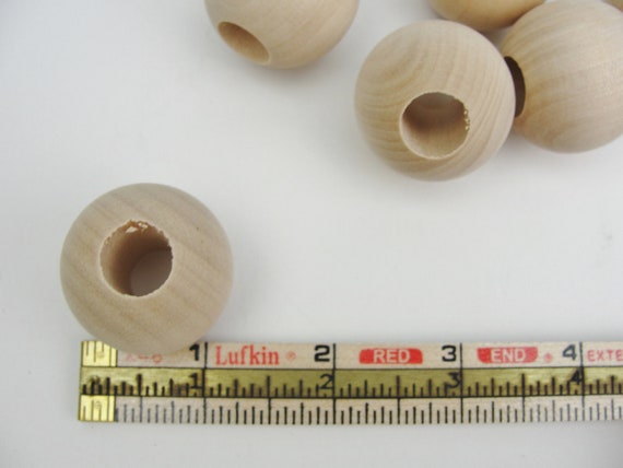 1 1/4 (31.75MM) Round Wooden Beads