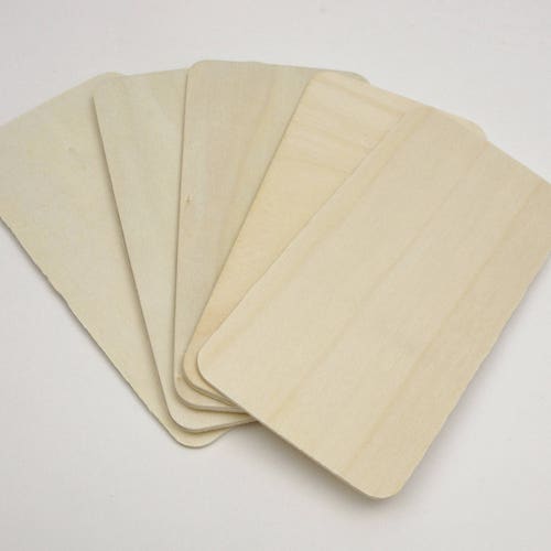 Wooden Rectangles 3 X 2 Set of 6 | Etsy