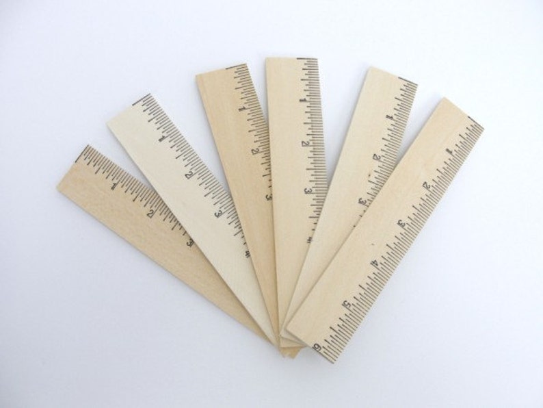6 Inch Wooden Ruler 6