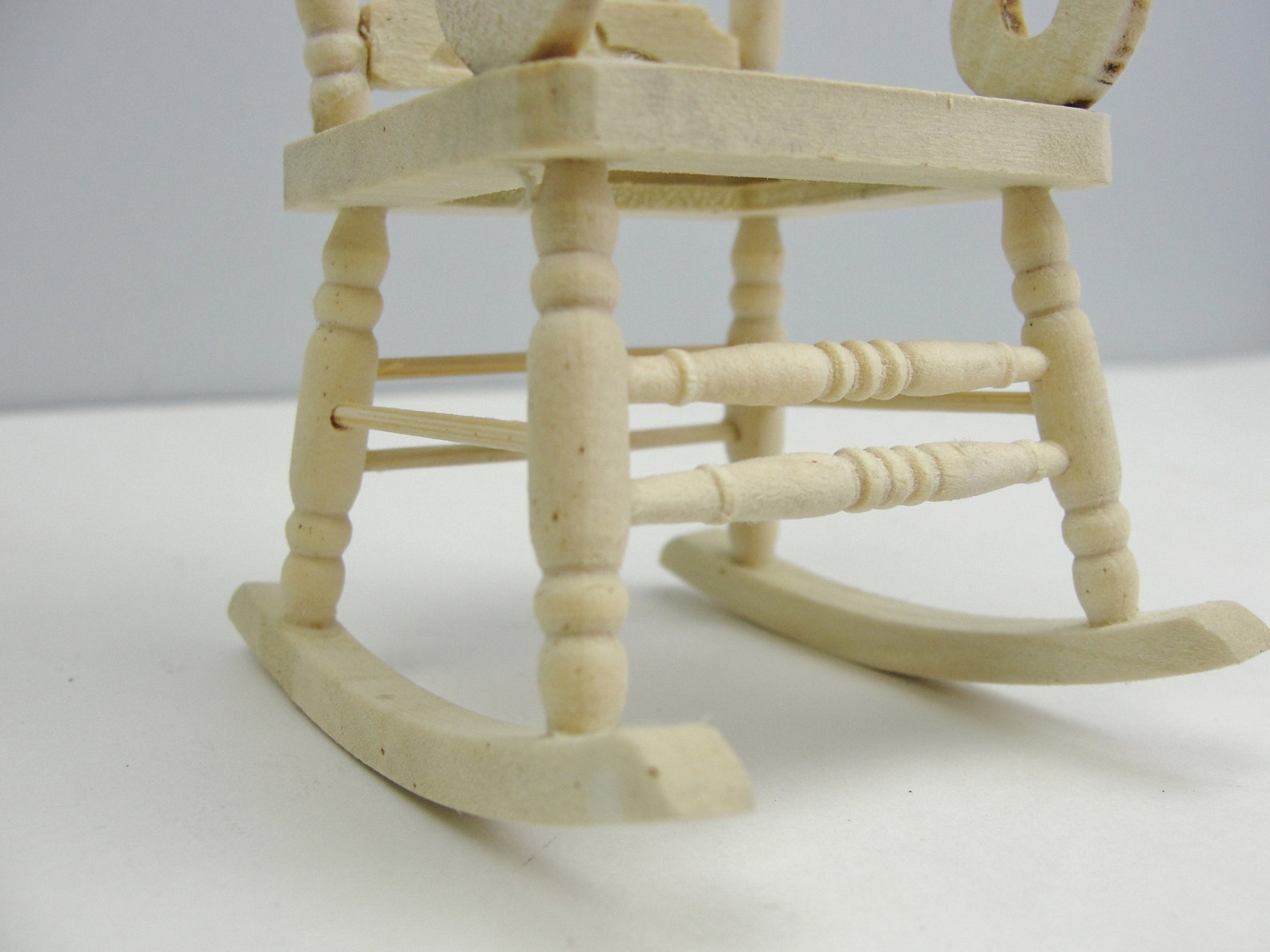 Dollhouse Rocking Chair DIY Ready to Finish Etsy