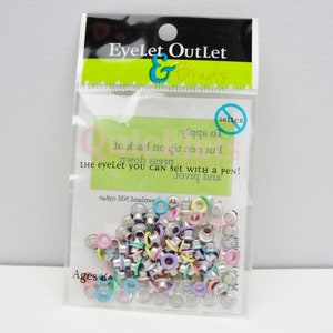 1/8&quot;  Quicklets Eyelets (no special tools required) choose your color