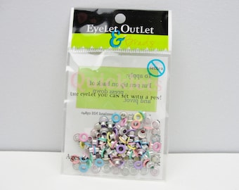 1/8"  Quicklets Eyelets (no special tools required) choose your color