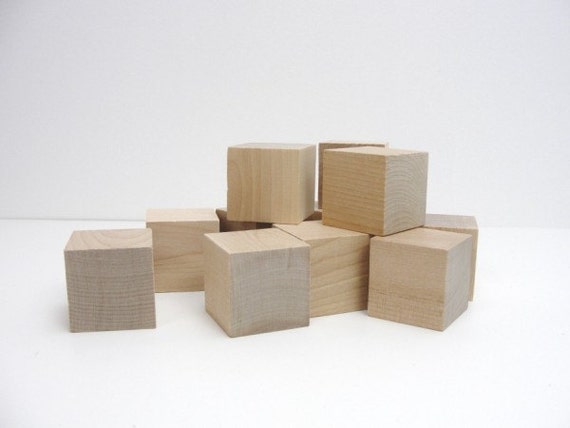  Wood Blocks for Crafts, 1.5 inch Unfinished Wood Cubes, 15 Pcs  Natural Wooden Blocks, Wood Square Blocks, Wooden Cubes for Arts and DIY  Projects, Puzzle Making