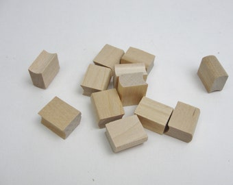 Micro mini wooden books set of 12