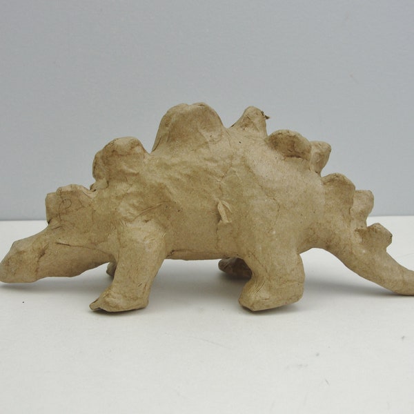 Small Paper mache Stegosaurus dinosaur