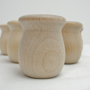 Wooden candle cup set of 6