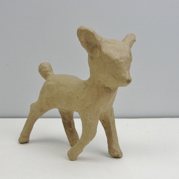 Small paper mache deer fawn