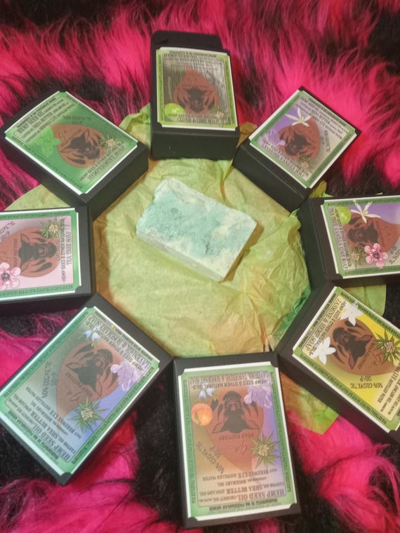 Premium Hemp Soap Bars (multiple scent options)
