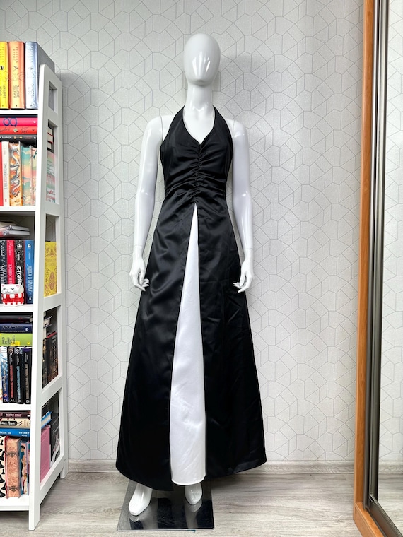 betsy and adam black and white dress Floriana Ruffle Corset Mini Dress