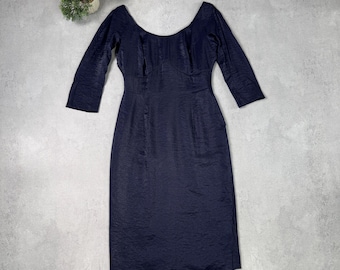 Vivienne Westwood Red Label damesminijurk maat 46 marineblauw viscose