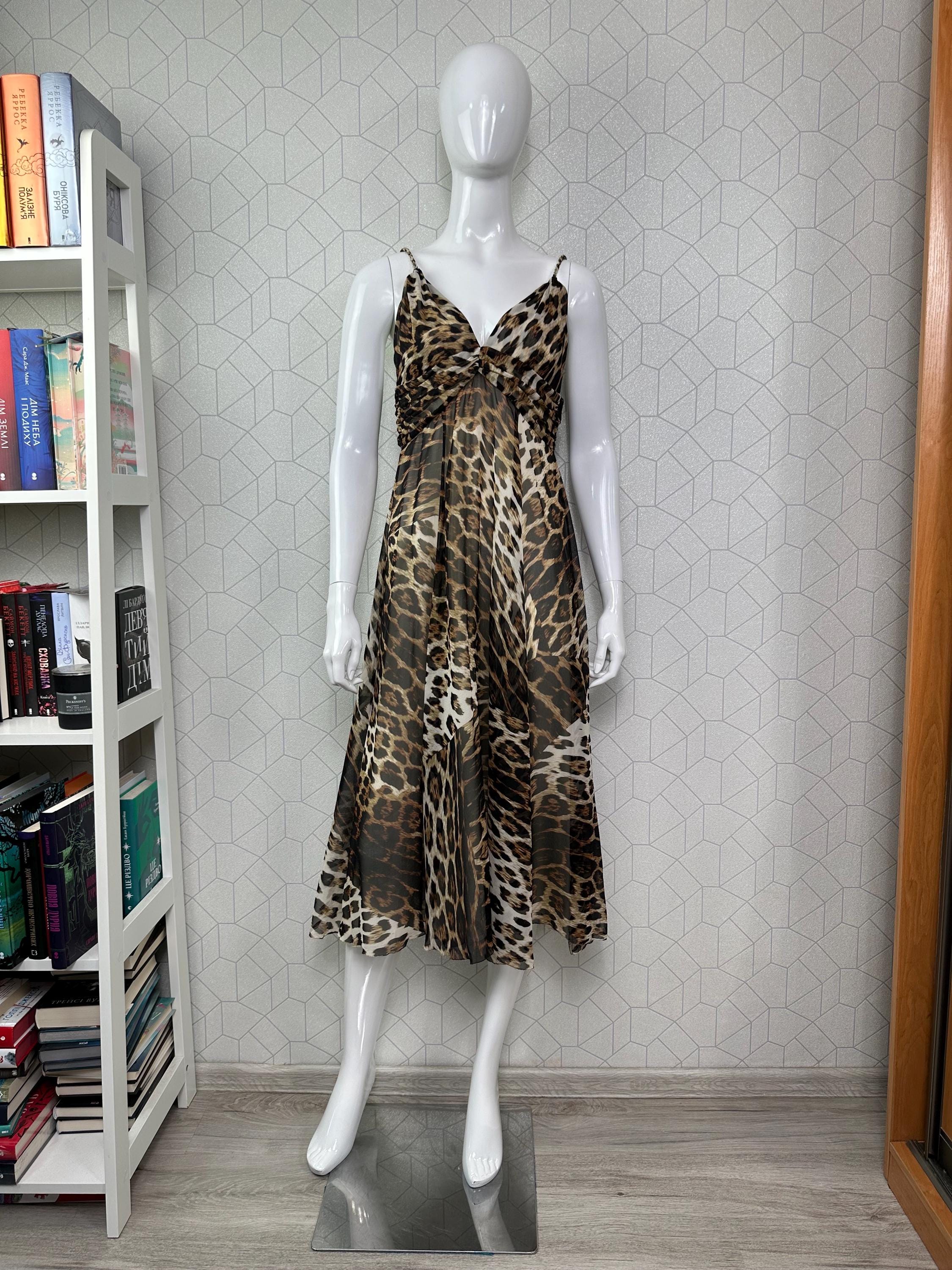 Roberto Cavalli Leopard Dress - Etsy