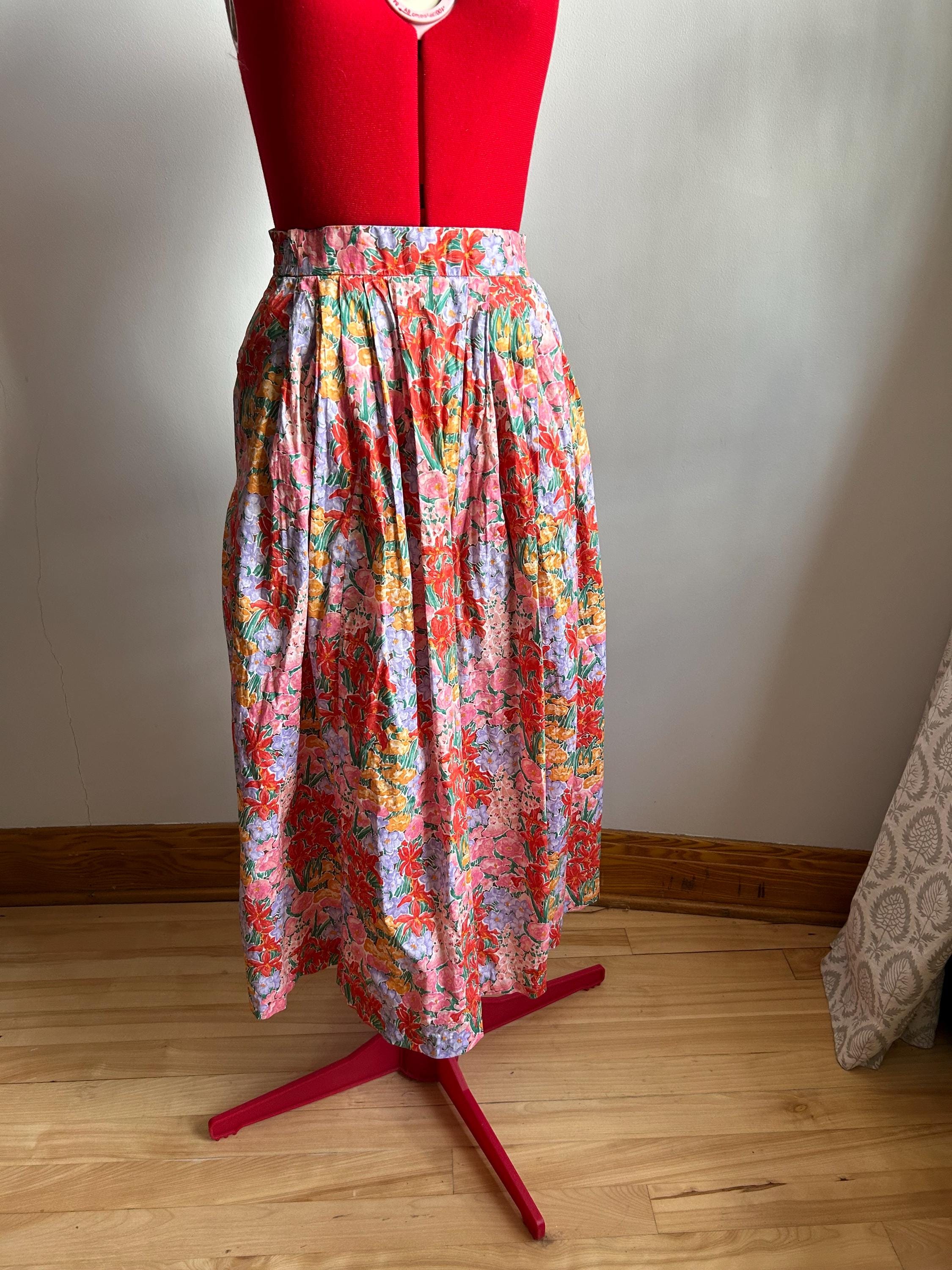 Liberty Print Skirt - Etsy Canada