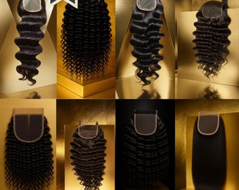 8 Premium Closure Stock Photo, Luxury Beauty Image, High-Quality Hair and Salon Photos, Elegant Haircare Marketing Images, Hair stock images