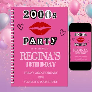 Mean Girls Birthday Invitation: Y2K Party Template (Digital Download)