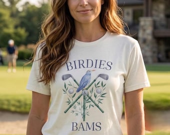 Golf Mahjong  Lover T-Shirt | Mahj and Golf |Birds Bams and Birdies, Mah Jongg Gift Idea, Mahj Gift for Her, Golf League