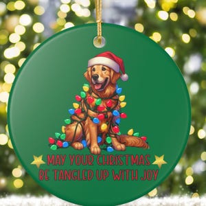 Ornament for Golden Retriever Lovers, Dog Parent Gift, Golden Retriever Owner Gift, Dog Mom and Dog Dad Christmas Gift, Retriever Lover Gift
