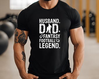 Fantasy Football Legend-T-shirt voor papa, Fantasy Football-vaders, cadeau voor papa, Victory-shirt voor winnaars van Fantasy Football