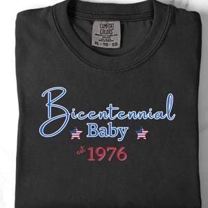 Camiseta del Bicentenario del Bebé de 1976 / Camiseta Retro del 4 de Julio de 1976, Camiseta del 50.º Cumpleaños, Camiseta del 4 de Julio, Camiseta de Moda, Camiseta del 250 Aniversario imagen 4