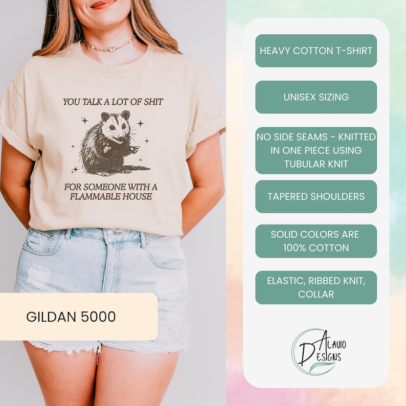 Camiseta de zarigüeya, camisetas desquiciadas, regalo inapropiado, camiseta de meme, regalos tontos, camiseta de Weirdcore, camisetas de memes divertidos, zarigüeya retro ofensiva imagen 5