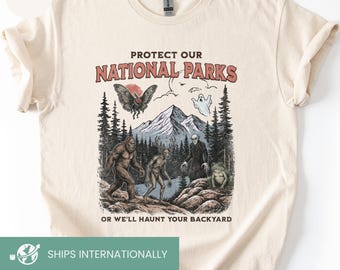 Mothman Shirt, Cryptid tshirt, Cryptidcore Wendigo tee, Weirdcore Vampire gifts, Folk Horror Clothing, Alt National Park tee