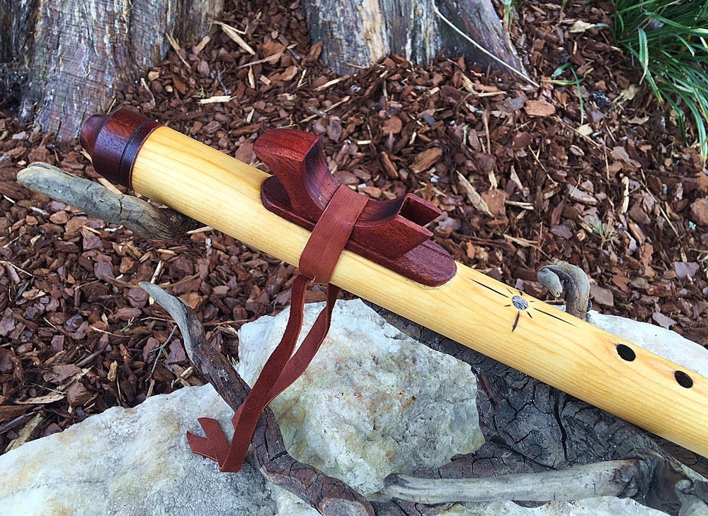 Native American Style Flute. Alaskan Yellow Cedar, Key of G from Tree of Life Designs.