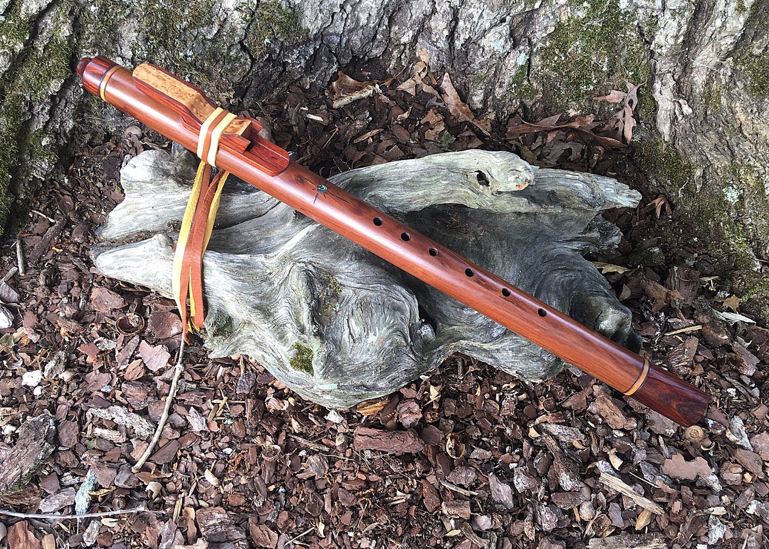 Native American Style Flute, Key of E, Applewood from Tree of Life Designs