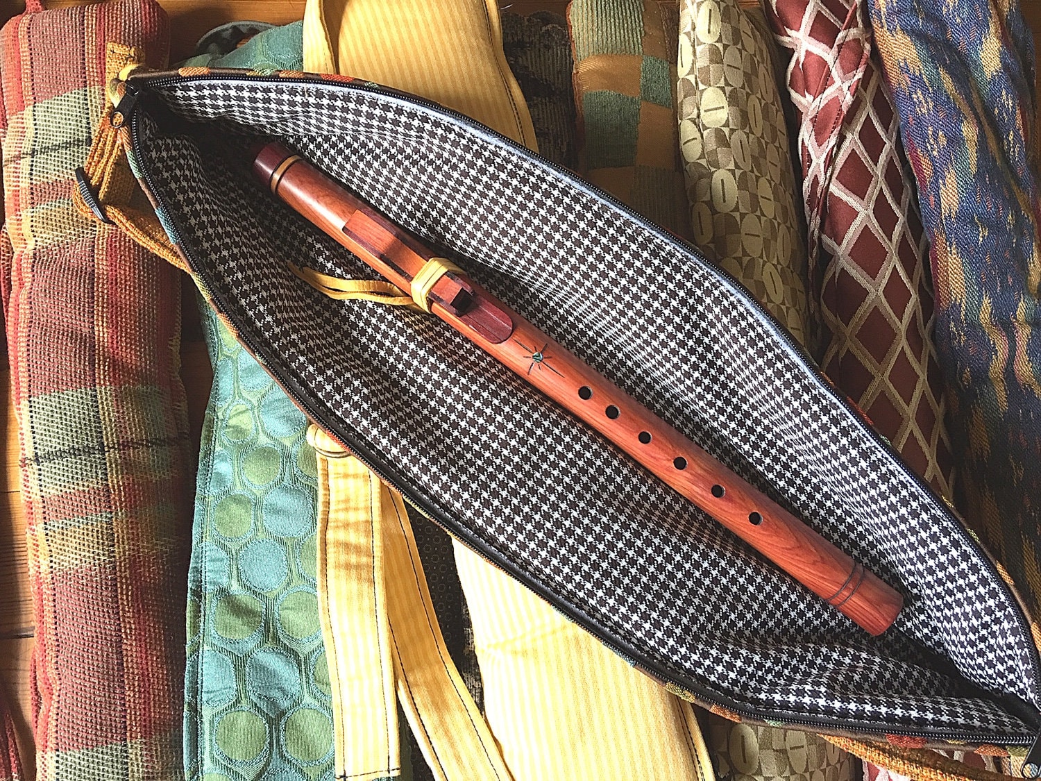 Padded Flute and Accessory Bags OOAK