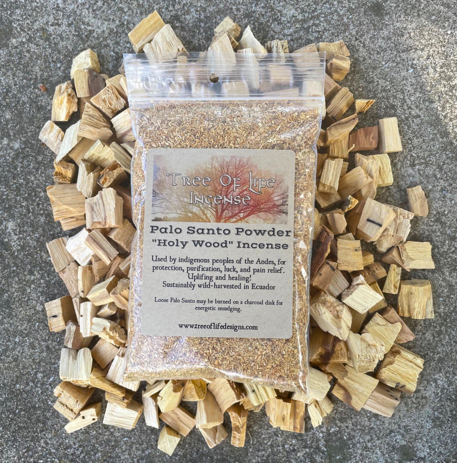 Palo Santo "Holy Wood" Powder, 2 oz. bag