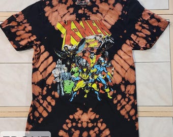 Marvel X-Men Bleach Tie Dye M