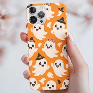 Ghost Phone Case halloween iPhone Case Goth for iPhone 16 15 14 13 12 11 & Samsung Galaxy S21 S22 S23 S24 S25 Ultra plus and pixel 9a