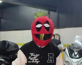 Movie Character Motorcycle Helmet Cover,Helmet Cover Plush,Motorcycle Helmet Cover,Motorcycle Funny Cover, Gift for Motorcycle Rider