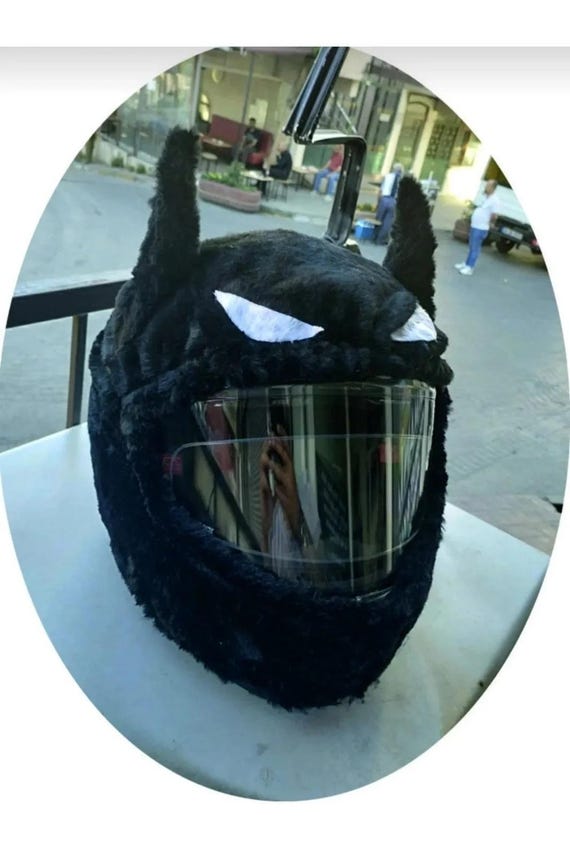 batman motorcycle helmet covers Movie Character Motorcycle Helmet Cover,helmet Cover Plush,motorcycle Helmet  Cover,motorcycle Funny Cover, Gift for Motorcycle Rider