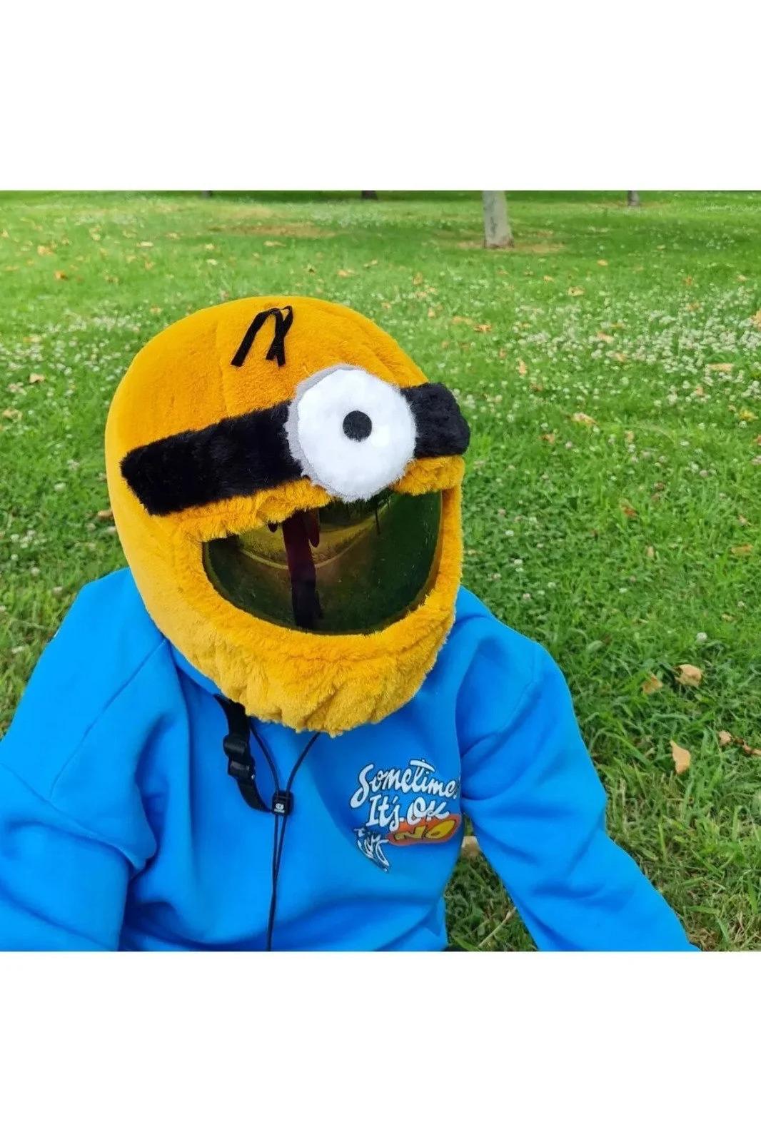 MOTORCYCLE COVER MOTORBIKE FUNNY HEEDS COVER CRAZY CASE HELMET COVERS CAP HEEDS - Foto 4