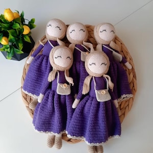 Crochet Hijab Doll, Amigurumi Muslim Doll, Crochet Amigurumi Doll For Sale, Ramadan gift, Muslim Gift, Eid Gifts For Kids