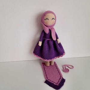 Hijab Doll with Prayer Mat, Muslim Doll, Hijab Doll, Ramadan gift, Muslim Gift, Eid Gifts For Kids, Muslim Gift For Kids