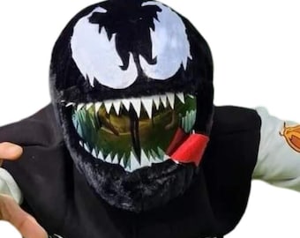 Movie Character Motorcycle Helmet Cover,Helmet Cover Plush,Motorcycle Helmet Cover,Motorcycle Funny Cover, Gift for Motorcycle Rider