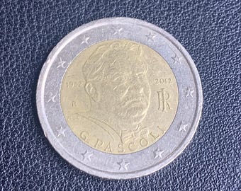 Coin 2 euros Italy Italy Giovanni Pascoli 2012
