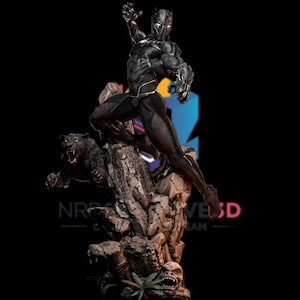 Black Panther – Guardian of Wakanda | Handmade Collectible Figure