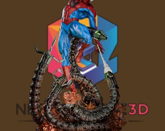 Spider-Man vs. Doctor Octopus – Figura de diorama dinámico