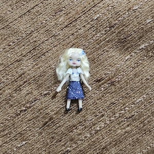 OOAK Miniatur Puppenhaus Spielzeug Puppe Künstler handgefertigt