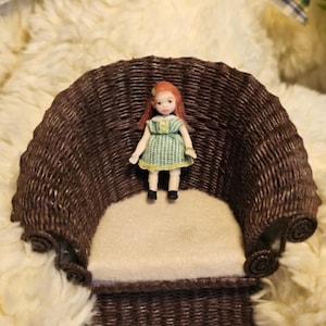 Winzige OOAK Miniatur Puppenhaus Puppe Spielzeug Künstler Hand modelliert